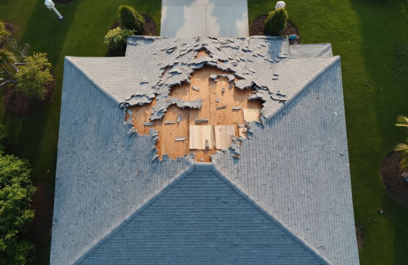 Damaged Roof Replacement